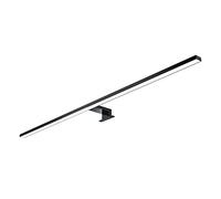 kalb | 80cm LED lampe de salle de bain lampe de miroir 230V, noir (blanc neutre)