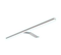 kalb Material für Möbel Applique LED lampe pour meuble éclairage de vitrine salle de bain, sélection : lot de 4, température de couleur : blanc chaud, surface : aluminium anodisé