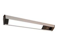 kalb Material für Möbel I Réglette LED sous meuble avec interrupteur et prise, connexion 230 V AC, 3000 K, port USB type C, aluminium + ABS, IP20