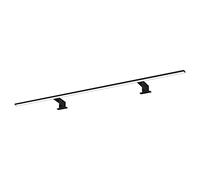 kalb | Spectraline LED Lampe de Salle de Bain 120 cm IP44 Applique Miroir 18W adaptée aux pièces humides, connectable directement en 230V avec montage 3-en-1 (Noir - Blanc chaud)