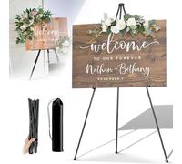 KALBIGRO, table d'honneur portable pour mariage, 160 cm, noire