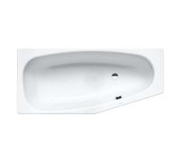 Kaldewei Advantage - Baignoire asymétrique Mini droite 834, 157x70 cm, antidérapant, effet Perl, blanc 224430003001