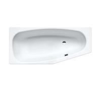 Kaldewei Advantage - Baignoire asymétrique Mini droite 834, 157x70 cm, antidérapant sur toute la surface, blanc 224434010001