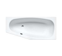 Kaldewei Advantage - Baignoire asymétrique Mini gauche 836, 157x70/48 cm, antidérapant sur toute la surface, effet Perl, blanc 225234013001