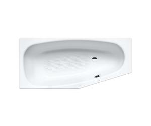 Kaldewei Advantage - Baignoire asymétrique Mini right 830, 157x75/50 cm, antidérapant sur toute la surface, blanc 224634010001