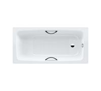 Kaldewei Advantage - Baignoire rectangulaire Cayono Star 754, 160x70 cm, avec trous pour poignées, antidérapant sur toute la surface, blanc 275434010001
