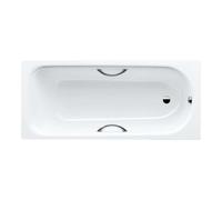 Kaldewei Advantage - Baignoire rectangulaire Saniform Plus Star 333, 160x75 cm, avec trous pour poignées, blanc 133300010001