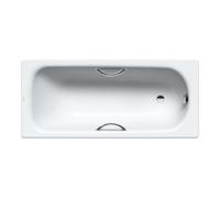 Kaldewei Advantage - Baignoire rectangulaire Saniform Plus Star 335, 170x70 cm, avec trous pour poignées, antidérapant, effet Perl, blanc 133530003001