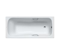 Kaldewei Advantage - Baignoire rectangulaire Saniform Plus Star 335, 170x70 cm, avec trous pour poignées, blanc 133500010001