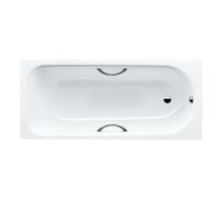 Kaldewei Advantage - Baignoire rectangulaire Saniform Plus Star 335, 170x70 cm, avec trous pour poignées, antidérapante sur toute la surface, blanche 133534010001