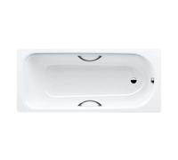 Kaldewei Advantage - Baignoire rectangulaire Saniform Plus Star 337, 180x80 cm, avec trous pour poignées, blanc 133700010001