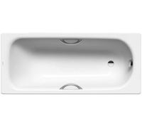 Kaldewei Advantage - Baignoire rectangulaire Saniform Plus Star 337, 180x80 cm, avec trous pour poignées, antidérapante sur toute la surface, blanche 133734010001