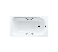 Kaldewei Advantage - Baignoire rectangulaire Saniform Plus Star 344, 140x75 cm, avec trous pour poignées, antidérapante, blanche 134430000001