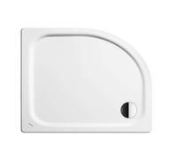 Kaldewei Advantage - Receveur de douche asymétrique quart de rond Zirkon 602-1, 80x100 cm, blanc - Receveur de douche, sans support en polystyrène 456700010001