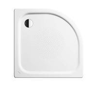 Kaldewei Advantage - Receveur de douche asymétrique quart de rond Zirkon 603-2, 90x80 cm, blanc - Receveur de douche, antidérapant, support en polystyrène 456835000001