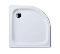 Kaldewei Advantage - Receveur de douche asymétrique Zirkon 502-1, 75x90 cm, blanc - Receveur de douche, antidérapant, effet Perl, sans support en polystyrène 455630003001