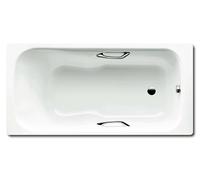 Kaldewei Ambiente - Baignoire Dyna Set Star 625, 150x75 cm, avec trous pour les poignées, effet Perl, blanc 226700013001