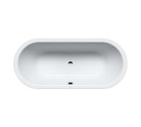 Kaldewei Ambiente - Baignoire ovale Classic Duo Oval 111, 180x80 cm, antidérapante, effet Perl, blanc 291230003001