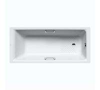 Kaldewei Ambiente - Baignoire Puro Star 654, 170x75 cm, trous pour poignées, effet Perl, antidérapant, blanc 255430003001