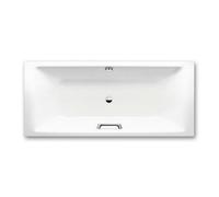 Kaldewei Ambiente - Baignoire rectangulaire Puro Duo 664, 180x80 cm, trous pour poignées, blanc 266410110001