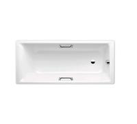 Kaldewei Ambiente - Baignoire rectangulaire Puro Star 699, 190x90 cm, avec trous pour poignées, Perl-Effekt, blanc 259923003001