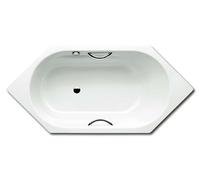 Kaldewei Ambiente - Baignoire Vaio 6 Star 959, 190x90 cm, avec trous pour poignées, blanc - baignoire, antislip sur toute la surface, trop-plein non-standard, trous pour poignées 233927090001
