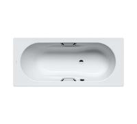 Kaldewei Ambiente - Baignoire Vaio Set Star 947, 180x80 cm, trous pour poignées, effet Perl, blanc 234700013001