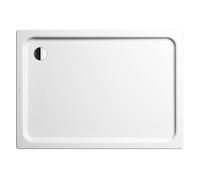 Kaldewei Plan de Kaldewei XXL 427 Bac à douche 432748043001 140 x 100 x 6,5 cm, effet perlant blanc, avec support