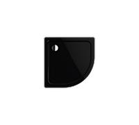 Kaldewei Arrondo Kaldewei douche 460248043701 100x100x2,5cm, avec support, effet perlant, noir