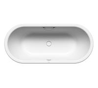 Kaldewei Avantgarde - Baignoire Centro Duo Oval 128, 180x80 cm, avec trous pour les poignées, antidérapant sur toute la largeur, blanc 282810210001
