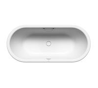Kaldewei Avantgarde - Baignoire Centro Duo Oval 128, 180x80 cm, avec trous pour les poignées, antidérapante, blanche 282810220001
