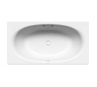 Kaldewei Avantgarde - Baignoire Ellipso Duo 230, 190x100 cm, avec trous pour les poignées, antidérapante sur toute la largeur, effet Perl, blanc 286010213001