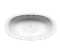 Kaldewei Avantgarde - Baignoire Ellipso Duo Oval 232, 190x100 cm, avec trous pour les poignées, antidérapante, effet Perl, blanc 286210223001