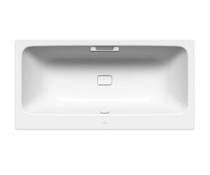 Kaldewei Avantgarde - Baignoire rectangulaire Asymmetric Duo 740, 170x80 cm, avec trous pour les poignées, blanc 274010110001