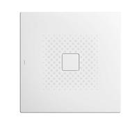 Kaldewei Avantgarde - Receveur de douche Conoflat 786-1, 100x100 cm, antidérapant, effet Perl, sans support en polystyrène, blanc 465630003001