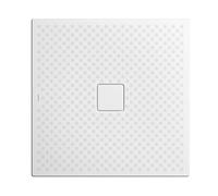 Kaldewei Avantgarde - Receveur de douche Conoflat 786-2, 100x100 cm, antidérapant sur toute la surface, effet Perl, avec support en polystyrène, blanc 465635043001