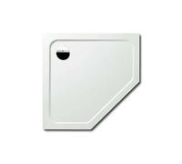 Kaldewei Avantgarde - Receveur de douche pentagonal Cornezza 673-2, 100x100 cm, Perl-Effect, avec support en polystyrène, blanc 459348043001