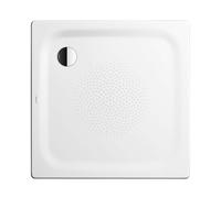 Kaldewei Avantgarde - Receveur de douche Superplan 391-2, 100x100 cm, antidérapant sur toute la surface, effet Perl, avec support en polystyrène, blanc 447035043001