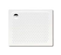 Kaldewei Avantgarde - Receveur de douche Superplan 398-2, 100x80 cm, antidérapant sur toute la surface, effet Perl, avec support en polystyrène, blanc 447235043001