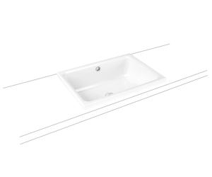 KALDEWEI CAYONO S vasque à poser, 3189, 580 x 415 mm, 913606003001, Couleur: blanc alpin avec effet nacré