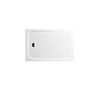 Kaldewei Cayonoplan douche match0 361647940001 80x100x1.8cm, avec support, antidérapant complet, blanc