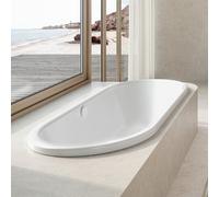 KALDEWEI CENTRO DUO Duo Oval 128 180x80cm, 282800011001, Couleur: Blanc alpin avec Invisible Grip