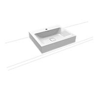 Kaldewei Lavabo à poser Cono 3085 60x50x12 cm rectangulaire blanc brillant 1 trou - 902106013001