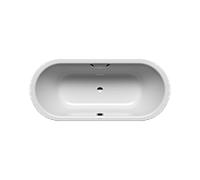 Kaldewei Classic duo Badewanne oval 291310210199 160x70cm, Griffloch, Vollantislip, manhattan