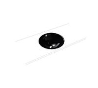 Kaldewei Classic Kaldewei 910006003701 d = 42cm, avec trop-plein, sans trou pour robinetterie, effet perlant noir
