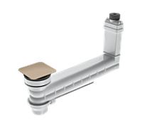 Kaldewei Clou vidage / trop-plein 905400000030 Bahama beige, couvercle carré, émaillé