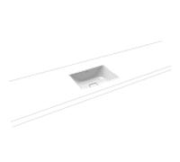 Kaldewei Cono lavabo 47x38.1 cm rectangulaire sous plan blanc brillant 908506003001