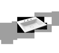 KALDEWEI CONO lavabo à encastrer 3080, 600x500x14 mm, 901606033001, Exécution: avec 3 trous taraudés