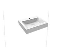 Kaldewei Cono lavabo Cono 902506013001 3089, 60x50x12cm, effet perlant blanc, 1 trou pour le robinet