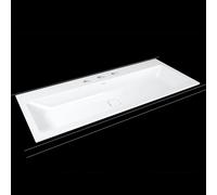 Kaldewei Cono lavabo 120x50 cm rectangulaire encastrée blanc brillant 901806033001